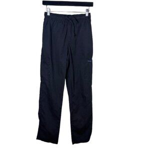 Dagacci Straight Wide Leg Black Scrubs Pants Size Small